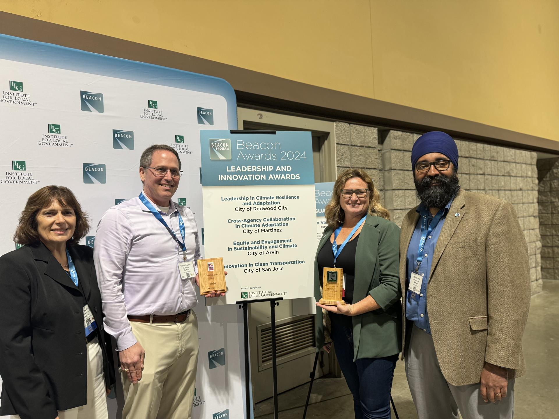 City Receives Two Sustainability Awards at Annual California Cities Conference